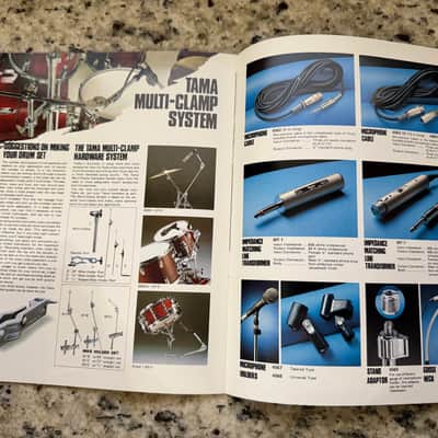 Ibanez Microphones and Tama Mike stands catalog brochure 1981 IM60 IM69 IM80 image 8