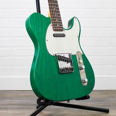 Preowned 1992 G&L ASAT Classic (Made in USA) w/ SKB Hardshell Case - Clear Forest Green image 1