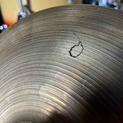Vintage 60's Zildjian 13" Hi Hat Top 592g. (Bag 4) image 3