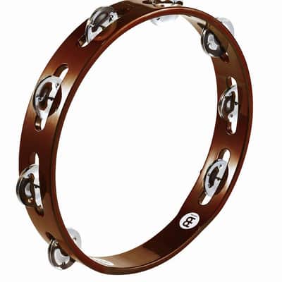 Meinl TA1-AB Wood Single Row African Brown Tambourine image 1