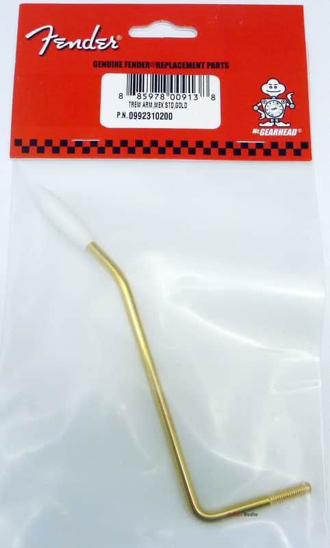 Genuine Fender Mexican Standard Strat/Stratocaster Guitar GOLD Tremolo Arm image 1