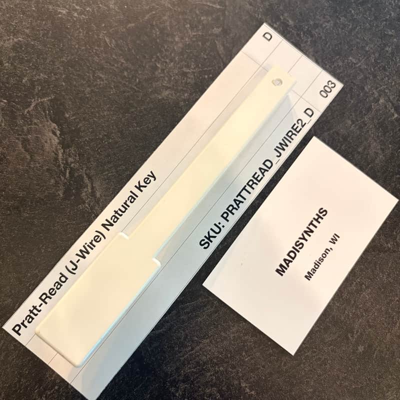 ORIGINAL Pratt Read Replacement D Key (J-Wire Keybeds) for ARP 2500/2600, Moog Minimoog, Oberheim OBX/OBXa/OB8, Sequential Prophet-5/10, PPG Wave 2.2, EML 500, and more image 1