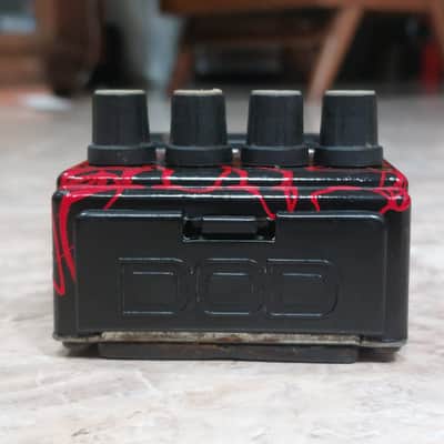 DOD Death Metal Distortion FX86 1990s - Airbrush Black and Red (1st Edition) image 14