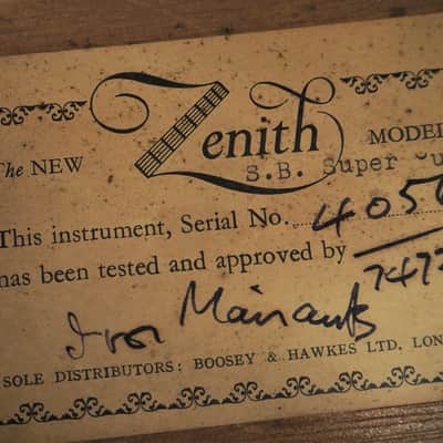 Framus Zenith archtop guitar 1950s made in Germany vintage image 18