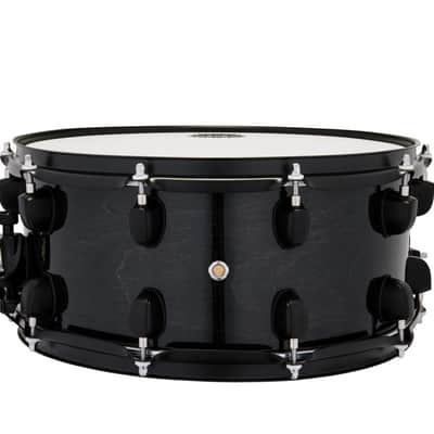 Mapex Mpx 14  In. x6.5 In. Maple/Poplar Hybrid Shell Snare Drum  Trans Midnight Black (MPNMP4650BMB) image 3