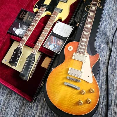 Gibson Don Felder “Hotel California” 1959 Les Paul & EDS-1275 SG Double Neck Signed & Aged Set image 2