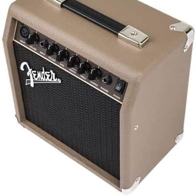Fender Acoustasonic 15 2-Channel 15-Watt 1x6" Acoustic Guitar Amp - Brown image 4