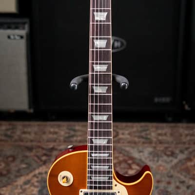 Gibson Custom Shop 1959 Les Paul Standard Murphy Lab Ultra Light Aged Electric Guitar - "AAA" Top Super-Light Mahogany - Sunburst with Hardshell Case - Demo image 4