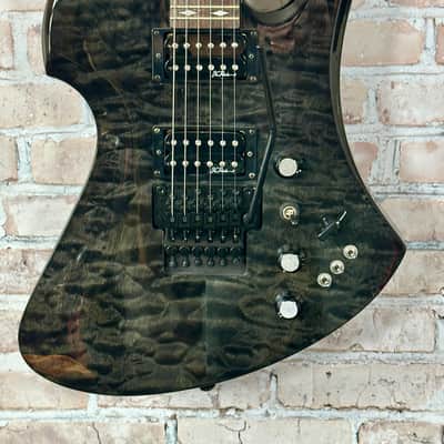 B.C. Rich Mockingbird ST 2008 - Trans Quilt Black image 1