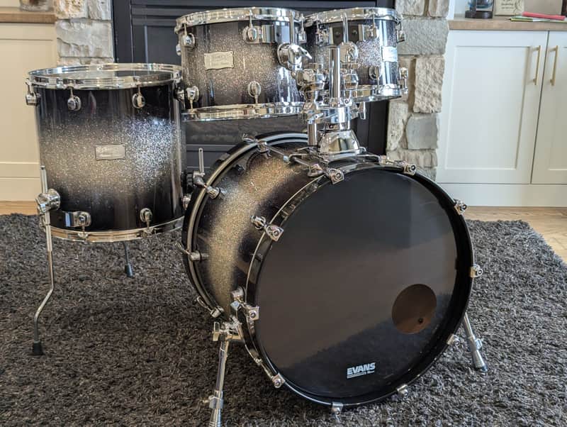 Mapex Saturn shell pack (10", 12", 16", 22") - Silver sparkle fade image 1