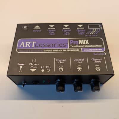 ART ProMix 3-Channel Microphone Mixer image 2