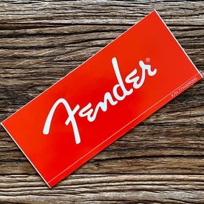 RARE Fender Sticker 3 Pack RED Limited Edition Guitar Case Candy Decal Custom Shop P/N 7711009000 image 2