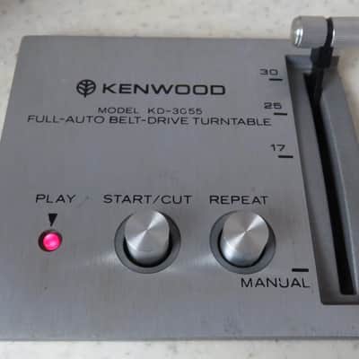KENWOOD KD-3055 FULLY AUTO TURNTABLE / RECORD PLAYER SERVICED NEW BELT EXCELLENT image 10