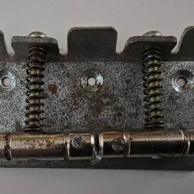 Teisco Bridge / Neck Plate 60's - Chrome image 2