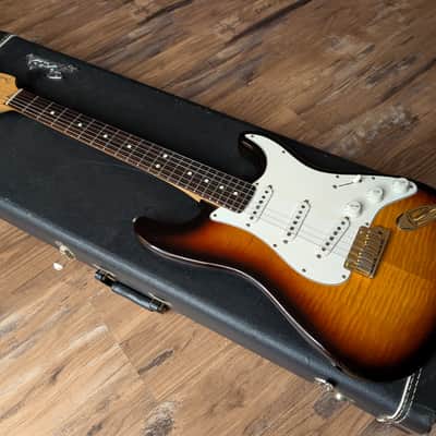 Fender Stratocaster 50th Anniversary Limited Edition Electric Guitar 1996 Flamed Sunburst W/OHSC & Candy image 10
