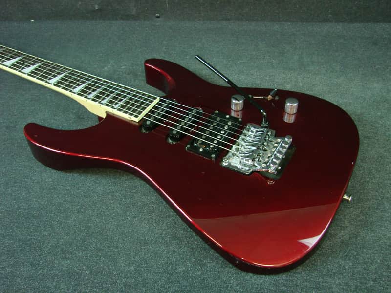 Jackson Dinky DK2 Red Electric Guitar Made In Japan HSS Floyd Rose
