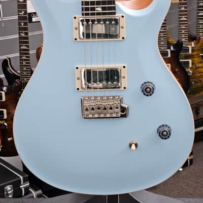 PRS CE 24 Standard Satin 2023 - Powder Blue with Natural Back image 1