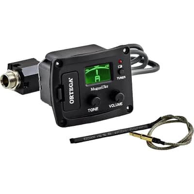 Ortega MAGUSUKE Ukulele Piezo Preamp System w/Built-in Tuner image 1