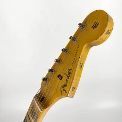 2023 Fender Custom Shop ’56 Heavy Relic Stratocaster – 3 Tone Sunburst image 12