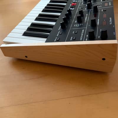 Sequential Trigon-6 49-Key 6-Voice Polyphonic Synthesizer 2022 - Present - Black with Wood Sides image 7
