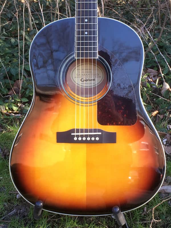 Epiphone AJ220S/VS Vintage Sunburst | Reverb