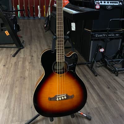 Fender 4 String Sunburst Acoustic/Electric Bass Guitar FA-450CE image 12