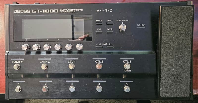 Boss GT-1000 Guitar Effects Processor 2018 - Present - Black image 1