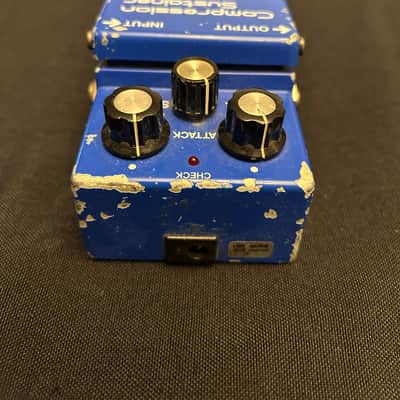 Boss CS-2 Compression Sustainer (Black Label) 1981 - 1989 - Blue image 4