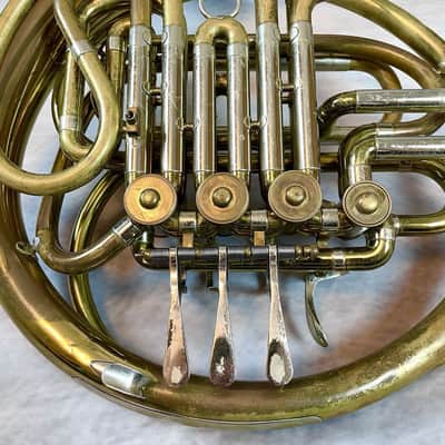 F.E. Olds F/Bb Double French Horn 4 Valve With Case image 5