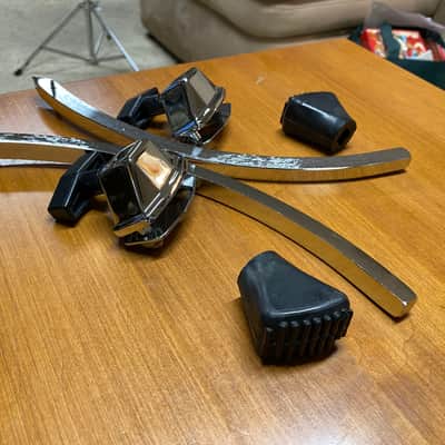 Ludwig Vintage Bass Drum Spur Mounts and Spurs (1/2"), 1970s/80s image 8