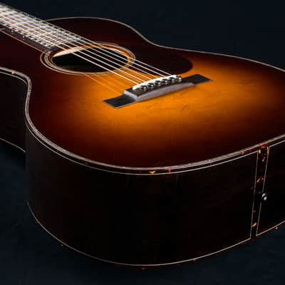 Santa Cruz H13 41 African Blackwood and Moon Spruce Sunburst Custom NEW image 14
