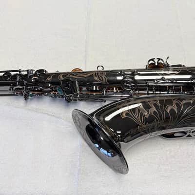 LA Sax 308BME Big Lip Tenor Saxophone - Black Nickel image 1