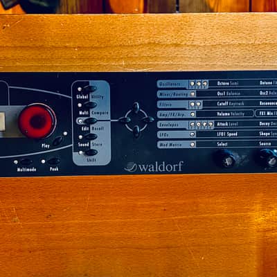 Waldorf Micro Q Rackmount Synthesizer von 2002 - Blue Version