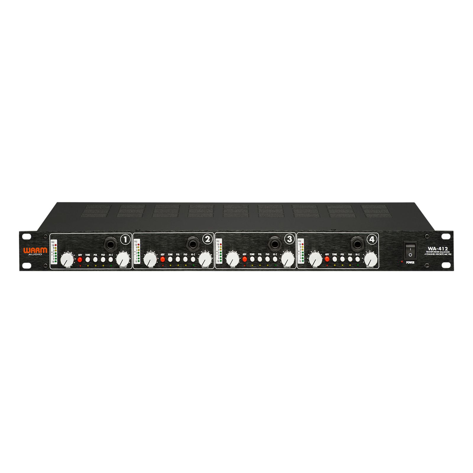 Warm Audio WA-412 4-Channel Mic Preamp with DI | Reverb Canada