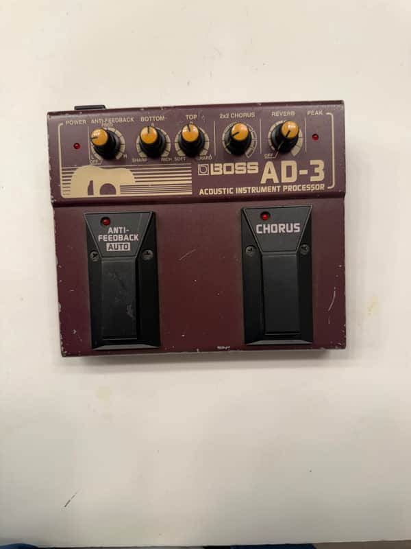 Boss AD-3 Acoustic Instrument Processor | Reverb