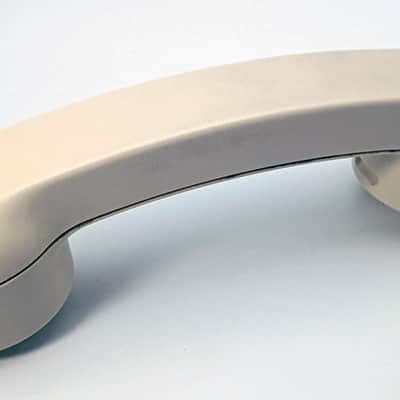 Custom Lo-Fi Telephone Microphone - Nortel Harmony 1990’s Phone Mic - White/Red w/ Base image 3