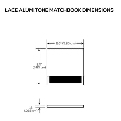 Lace Alumitone Matchbook Cigar Box Guitar Pickup, Matchbook, Red 20170-02 image 3