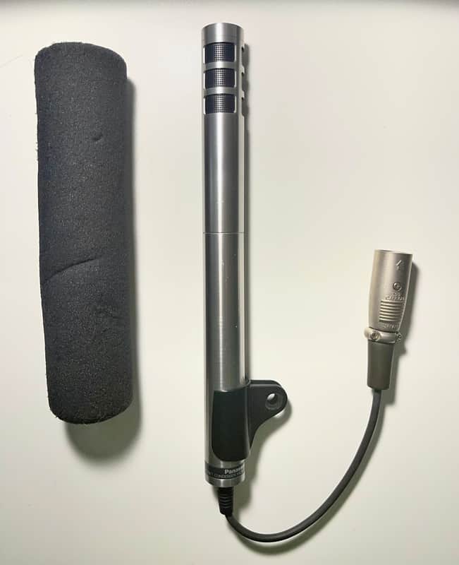 Panasonic WV-MC31 Electret Condenser Directional Microphone Vintage WV-MC31 80s - silver image 1