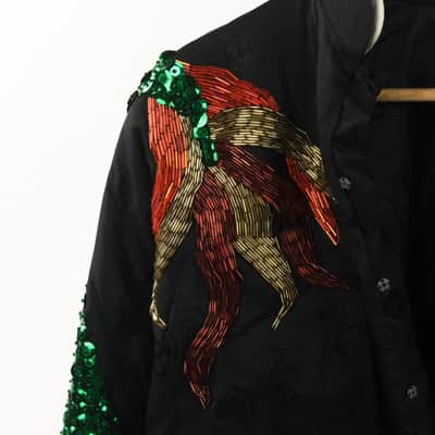Dragon Sequin Jacket Size L Owned by Victor Wooten image 5