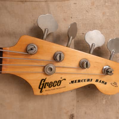 Greco Mercury Bass 1970's Black Circa 1977 image 8