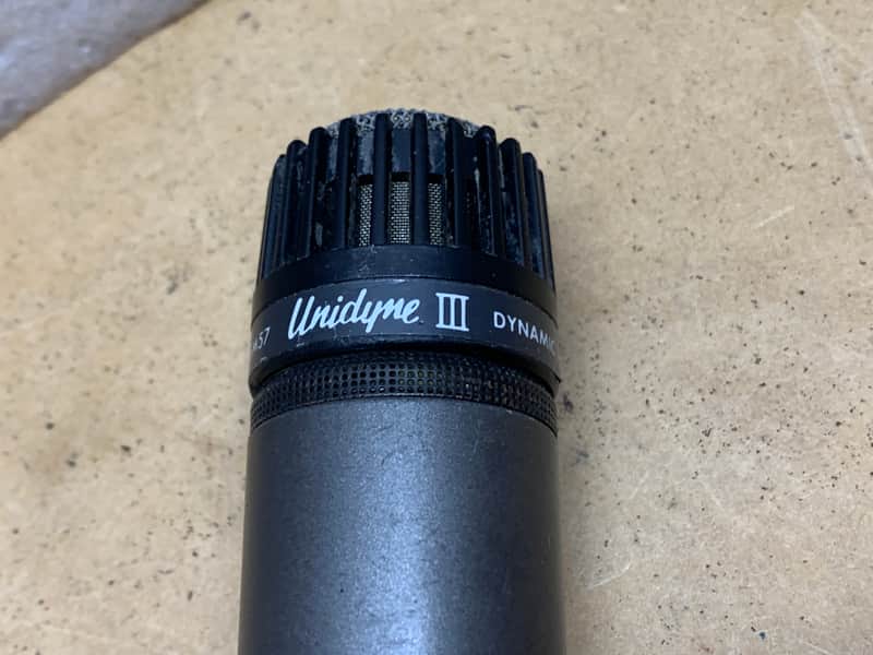 SHURE SM57 UNIDYNE III MICROPHONE/ORIGINAL USA- VINTAGE! EXCELLENT