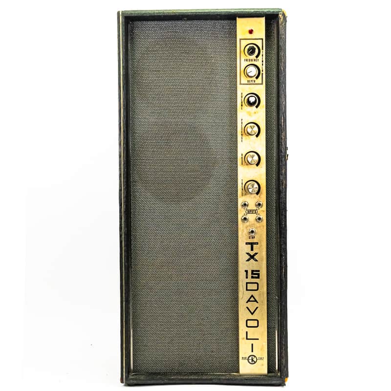Davoli TX 15 Vintage Italian Solid-State Combo Amplifier Dual Jensen 8" Speakers image 1