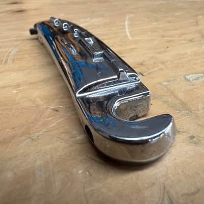 Vintage Gibson Wraparound Lightning Bolt Tailpiece Bridge - 1960's image 5