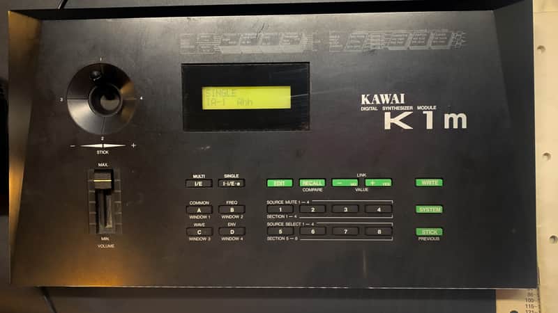 Kawai K1M Desktop Vintage Polyphonic Multitimbral Digital Synthesizer Module - year 1988 image 1