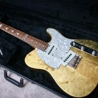 FENDER CIJ Hellecasters Limited Edition Will Ray "JAZZ-A-CASTER" Telecaster "Gold Foil Leaf + Maple" (1997) image 1