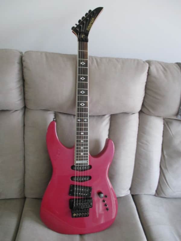 Kramer Stage Master American Custom Mach 1 1986 - Fluorescent Pink image 1