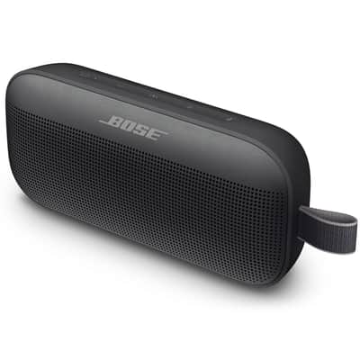 Bose SoundLink Flex Bluetooth Speaker, Portable Speaker with Microphone, Wireless Waterproof Speaker for Travel, Outdoor and Pool Use with Slinger Hard Travel Case & USB Plug image 2
