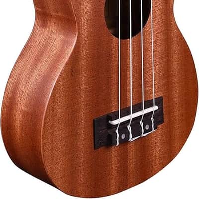 Soprano Ukulele - Mahogany Wooden Ukulele for Beginners (Super Combo) - for Adults, Kids or Players - Ukulele Soprano with Capo, Tuner, Strings, Strap, Picks and Bag image 3