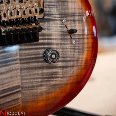 PRS SE Custom 24 Floyd Charcoal Cherry Burst image 16