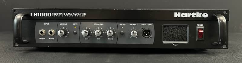 Hartke LH1000 HyDrive 750/1100w Hybrid Bass Head 2010s - Black image 1
